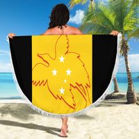 Papua New Guinea Rubgby Beach Blanket Pacific 2023 Go PNG Kumuls LT14 - Wonder Print Shop