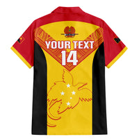 Custom Papua New Guinea Rubgby Family Matching Mermaid Dress and Hawaiian Shirt Pacific 2023 Go PNG Kumuls LT14 - Polynesian Pride