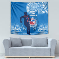 Samoa Rugby Tapestry Pacific 2023 Go Toa Samoa LT14 - Polynesian Pride