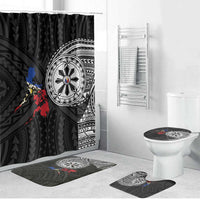 Philippines Strong Bathroom Set Filipino Map Polynesian Tattoo - Polynesian Pride
