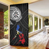 Philippines Strong Door Cover Filipino Map Polynesian Tattoo - Polynesian Pride