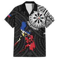 Philippines Strong Hawaiian Shirt Filipino Map Polynesian Tattoo - Polynesian Pride