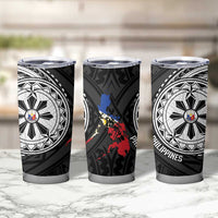 Philippines Strong Tumbler Cup Filipino Map Polynesian Tattoo - Polynesian Pride
