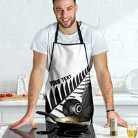 New Zealand Lawn Bowls Custom Apron Aotearoa Silver Fern - Polynesian Pride