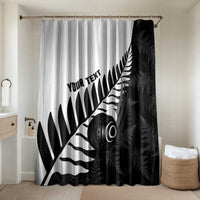 New Zealand Lawn Bowls Custom Bathroom Set Aotearoa Silver Fern - Polynesian Pride
