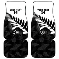 New Zealand Lawn Bowls Custom Car Mats Aotearoa Silver Fern - Polynesian Pride