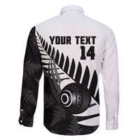 New Zealand Lawn Bowls Custom Family Matching Short Sleeve Bodycon Dress and Hawaiian Shirt Aotearoa Silver Fern LT14 - Polynesian Pride