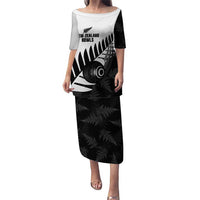 New Zealand Lawn Bowls Custom Puletasi Aotearoa Silver Fern - Polynesian Pride