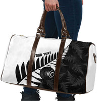New Zealand Lawn Bowls Custom Travel Bag Aotearoa Silver Fern - Polynesian Pride