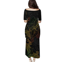 Aloha Hawaii Kalo Puletasi Reggae Taro Polynesian Pattern - Polynesian Pride