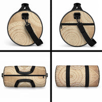 Tonga Ngatu Turtle Duffle Bag Vintage Tongan Tapa Cloth