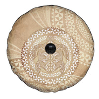 Tonga Ngatu Turtle Spare Tire Cover Vintage Tongan Tapa Cloth