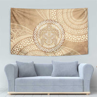 Tonga Ngatu Turtle Tapestry Vintage Tongan Tapa Cloth