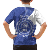 Queen Salote College 100th Anniversary Personalized Family Matching Summer Maxi Dress and Hawaiian Shirt Est 1926 Kolisi Fefine Tongan Ngatu Pattern LT14 - Polynesian Pride