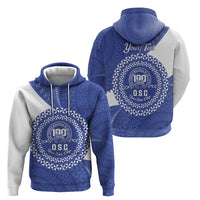 Queen Salote College 100th Anniversary Personalized Hoodie Est 1926 Kolisi Fefine Tongan Ngatu Pattern