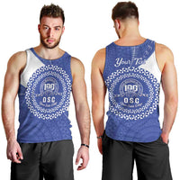 Queen Salote College 100th Anniversary Personalized Men Tank Top Est 1926 Kolisi Fefine Tongan Ngatu Pattern