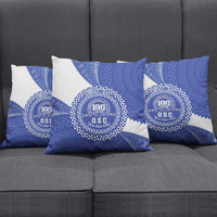 Queen Salote College 100th Anniversary Personalized Pillow Cover Est 1926 Kolisi Fefine Tongan Ngatu Pattern