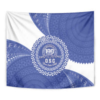 Queen Salote College 100th Anniversary Personalized Tapestry Est 1926 Kolisi Fefine Tongan Ngatu Pattern