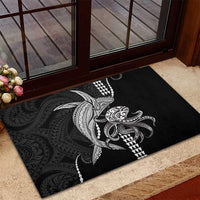 Kanaloa Aloha Hawaii Rubber Doormat Humpback Whale Octopus Tattoo Kakau Pattern