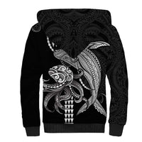 Kanaloa Aloha Hawaii Sherpa Hoodie Humpback Whale Octopus Tattoo Kakau Pattern