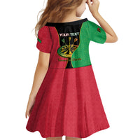 Personalised Vanuatu Darts Family Matching Short Sleeve Bodycon Dress and Hawaiian Shirt Happiness Is A Tight Threesome Sand Drawing Art LT14 - Polynesian Pride