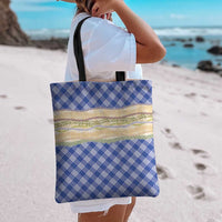 Royal Blue Palaka Hawaii Leis Elegant Vibes Tote Bag