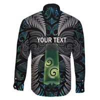 Personalised New Zealand Toki Family Matching Summer Maxi Dress and Hawaiian Shirt Silver Fern Mix Aotearoa Maori Pattern LT14 - Polynesian Pride