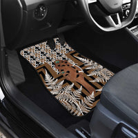 New Zealand Car Mats Maori Maripi Knife With Poutama Art