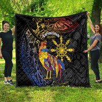 Philippines Sarimanok Quilt Papanok Legendary Bird Okir Polynesian Pattern