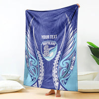Northland 2026 Rugby Custom Blanket NZ Maori Silver Fern LT14 - Polynesian Pride