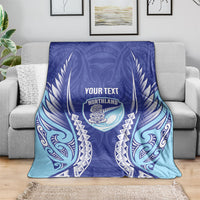 Northland 2026 Rugby Custom Blanket NZ Maori Silver Fern LT14 - Polynesian Pride