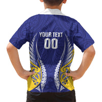 Otago 2026 Rugby Custom Kid Hawaiian Shirt NZ Maori Silver Fern