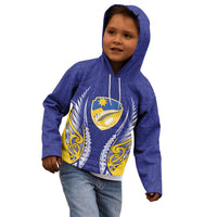 Otago 2026 Rugby Custom Kid Hoodie NZ Maori Silver Fern