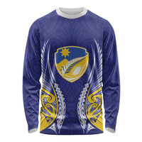 Otago 2026 Rugby Custom Long Sleeve Shirt NZ Maori Silver Fern