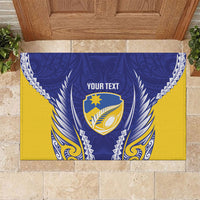 Otago 2026 Rugby Custom Rubber Doormat NZ Maori Silver Fern