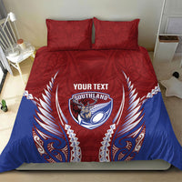 Southland 2026 Rugby Custom Bedding Set NZ Maori Silver Fern LT14 - Polynesian Pride