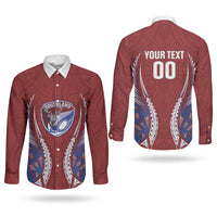 Southland 2026 Rugby Custom Couples Matching Long Sleeve Bodycon Dress and Long Sleeve Button Shirt NZ Maori Silver Fern LT14 - Polynesian Pride