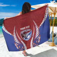 Southland 2026 Rugby Custom Sarong NZ Maori Silver Fern