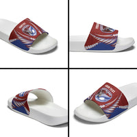Southland 2026 Rugby Custom Slide Sandals NZ Maori Silver Fern