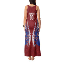 Southland 2026 Rugby Custom Tank Maxi Dress NZ Maori Silver Fern LT14 - Polynesian Pride