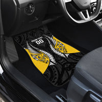 Taranaki 2026 Rugby Custom Car Mats NZ Maori Silver Fern