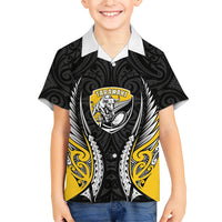 Taranaki 2026 Rugby Custom Family Matching Puletasi and Hawaiian Shirt NZ Maori Silver Fern