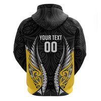 Taranaki 2026 Rugby Custom Hoodie NZ Maori Silver Fern