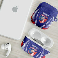 Tasman Bay 2026 Rugby Custom AirPods Case NZ Maori Silver Fern