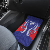 Tasman Bay 2026 Rugby Custom Car Mats NZ Maori Silver Fern