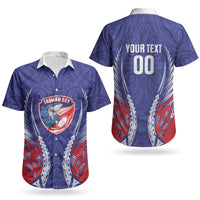 Tasman Bay 2026 Rugby Custom Couples Matching Long Sleeve Bodycon Dress and Hawaiian Shirt NZ Maori Silver Fern LT14 - Polynesian Pride