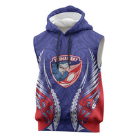 Tasman Bay 2026 Rugby Custom Sleeveless Hoodie NZ Maori Silver Fern