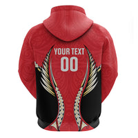 Waikato 2026 Rugby Custom Zip Hoodie NZ Maori Silver Fern LT14 - Polynesian Pride