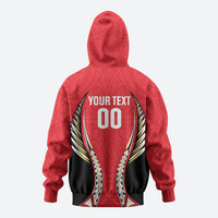 Waikato 2026 Rugby Custom Zip Hoodie NZ Maori Silver Fern