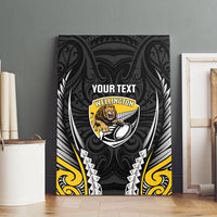 Wellington 2026 Rugby Custom Canvas Wall Art NZ Maori Silver Fern